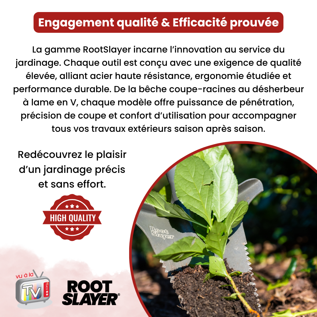 XL Rootslayer Spaten mit langem Stiel